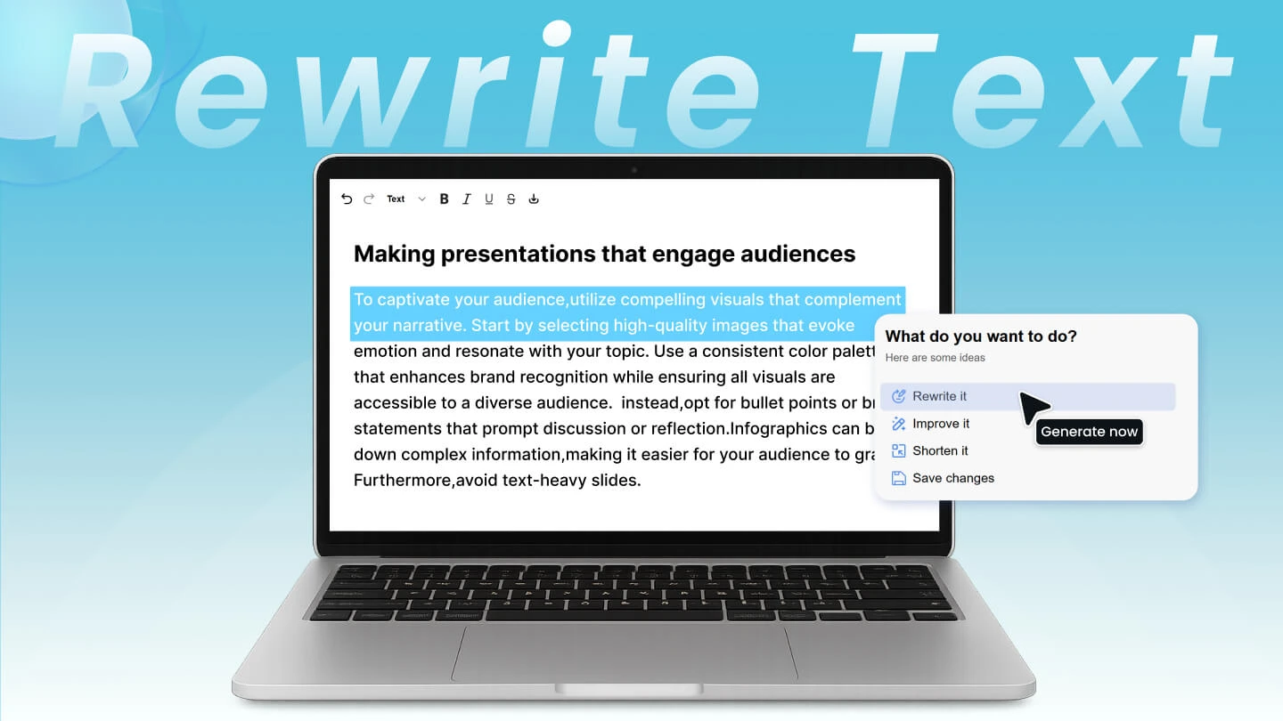Customize AI rewrite settings to match your needs