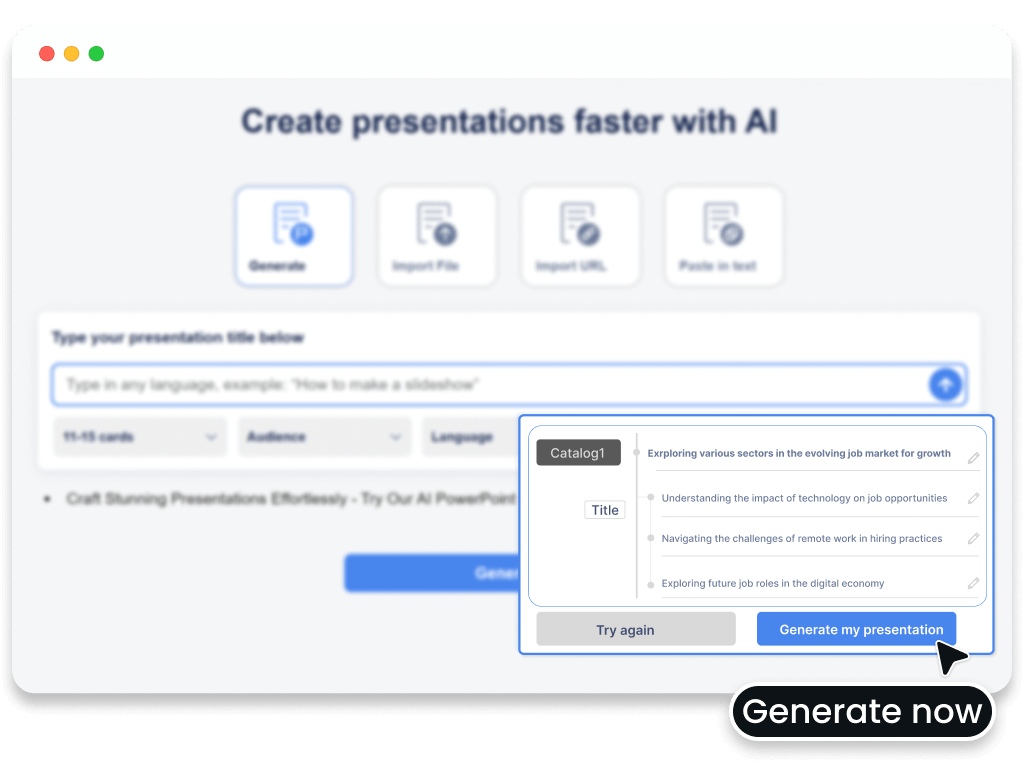 Create a Presentation Outline in 1 Minute with Smallppt